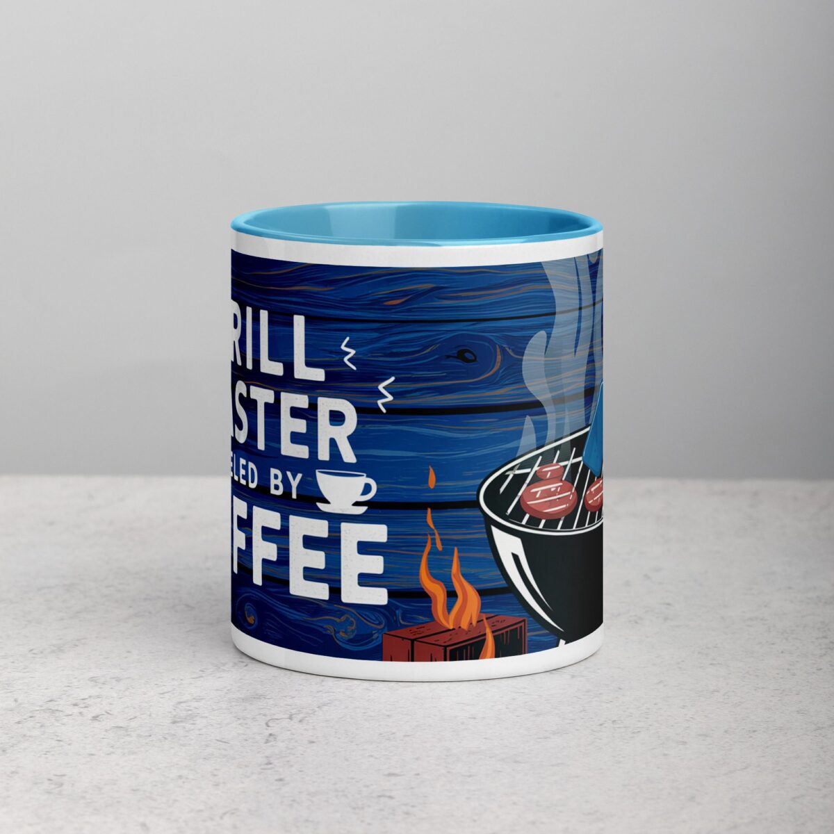 Grill Master Fueled by Coffee Dad Coffee Mug - Image 13