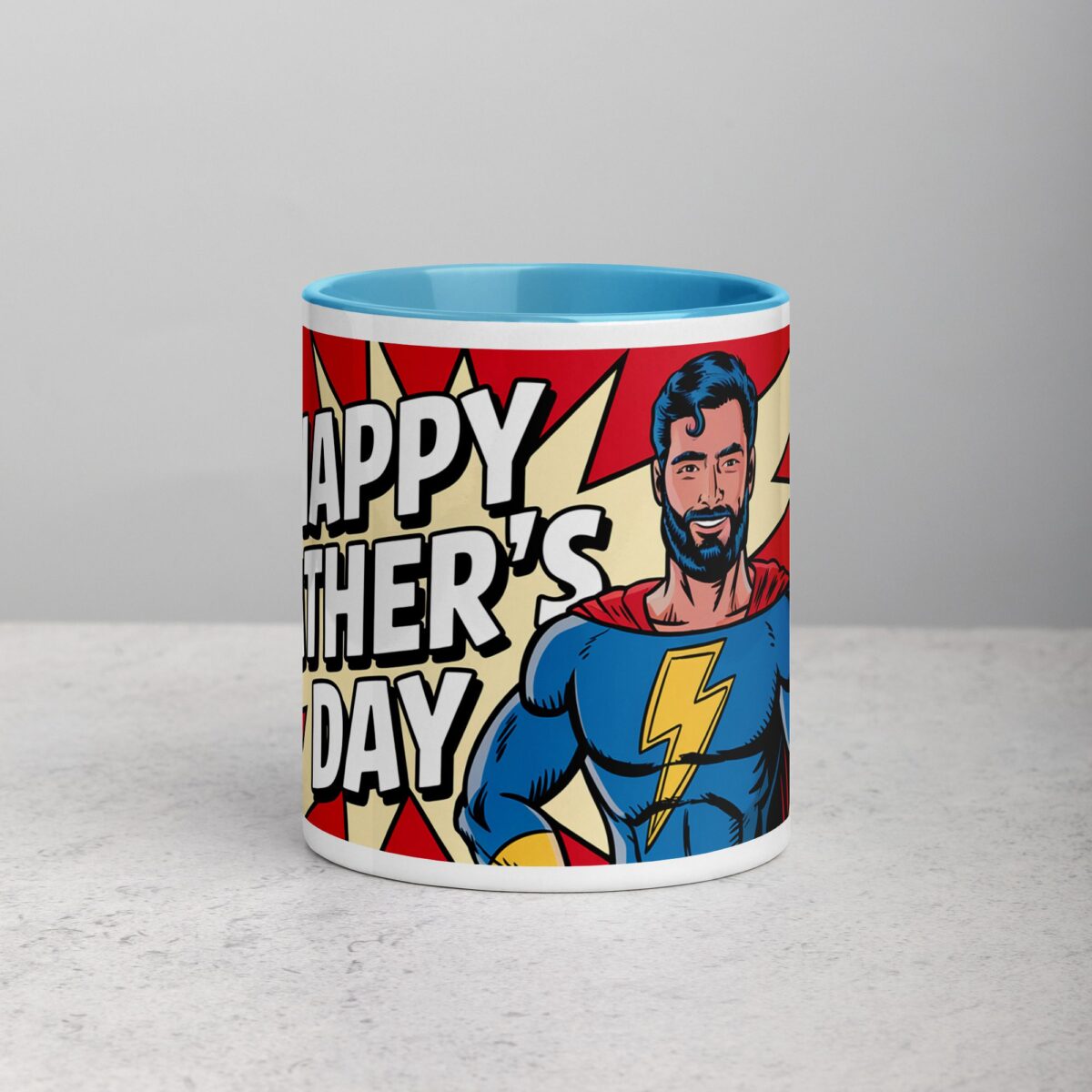 Happy Fathers Day Superhero Coffee Mug - Image 13