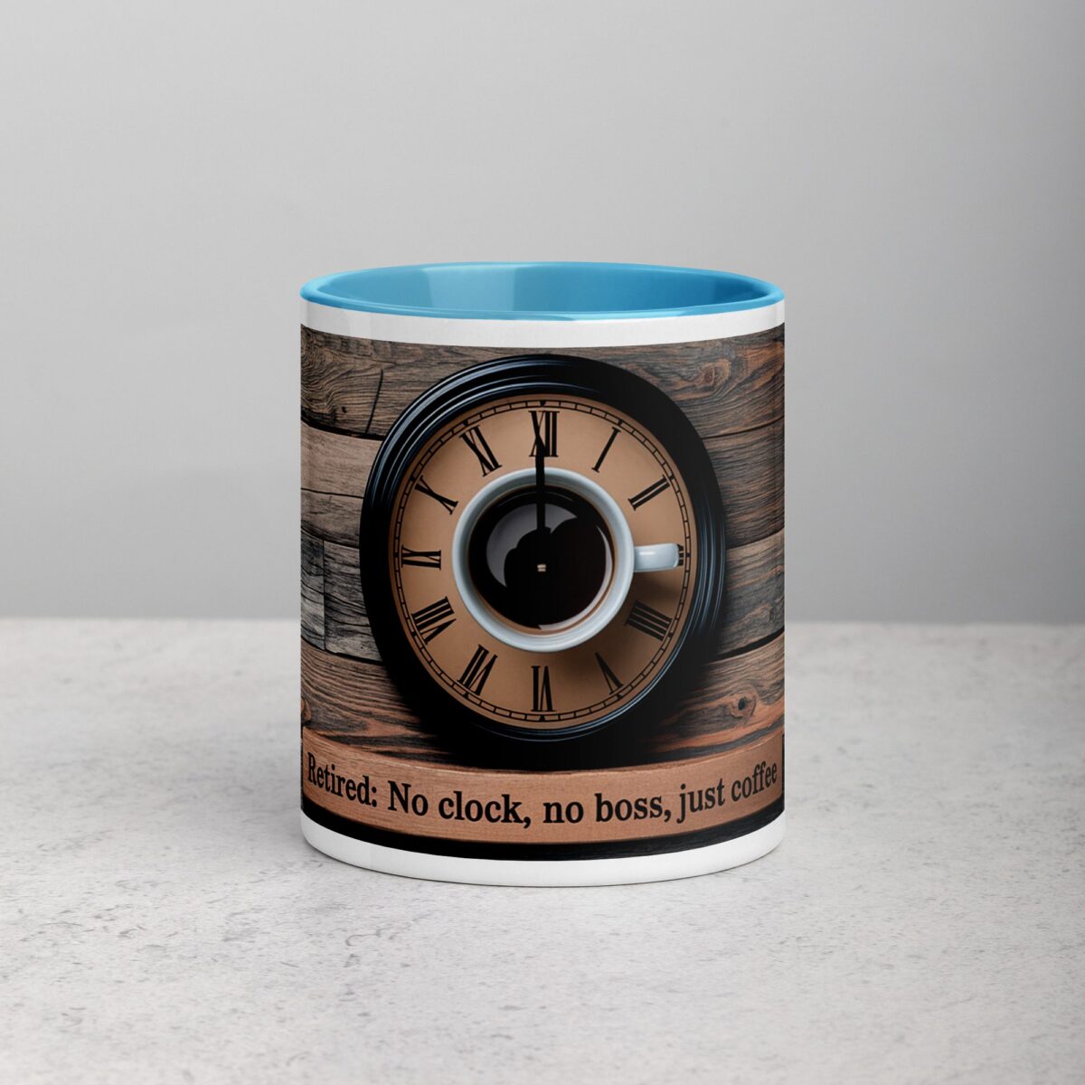 Retired: No Clock, No Boss, Just Coffee Retirement Mug - Image 13