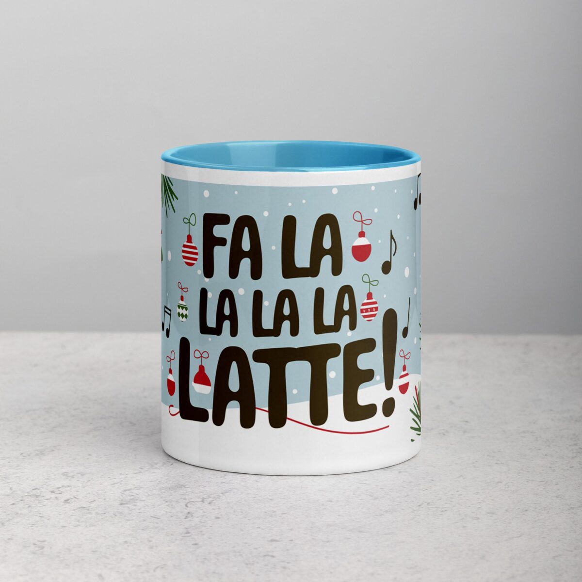Fa La La La Latte! Coffee Christmas Mug - Image 13