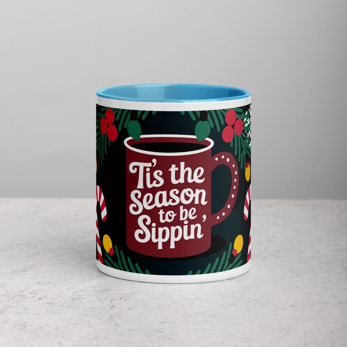 Tis the Season to Be Sippin Christmas Mug - Image 13