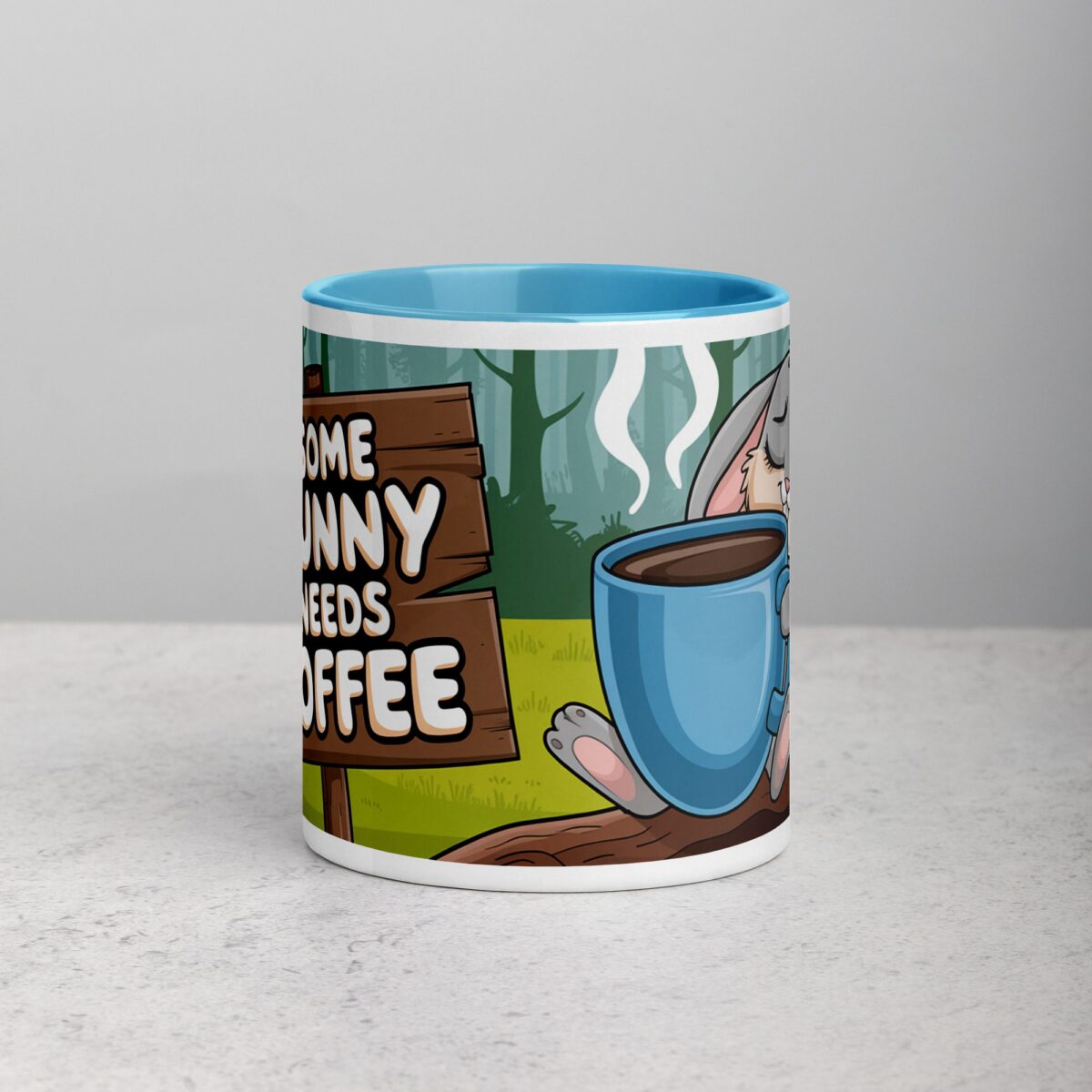Some Bunny Needs Coffee Easter Mug - Image 13