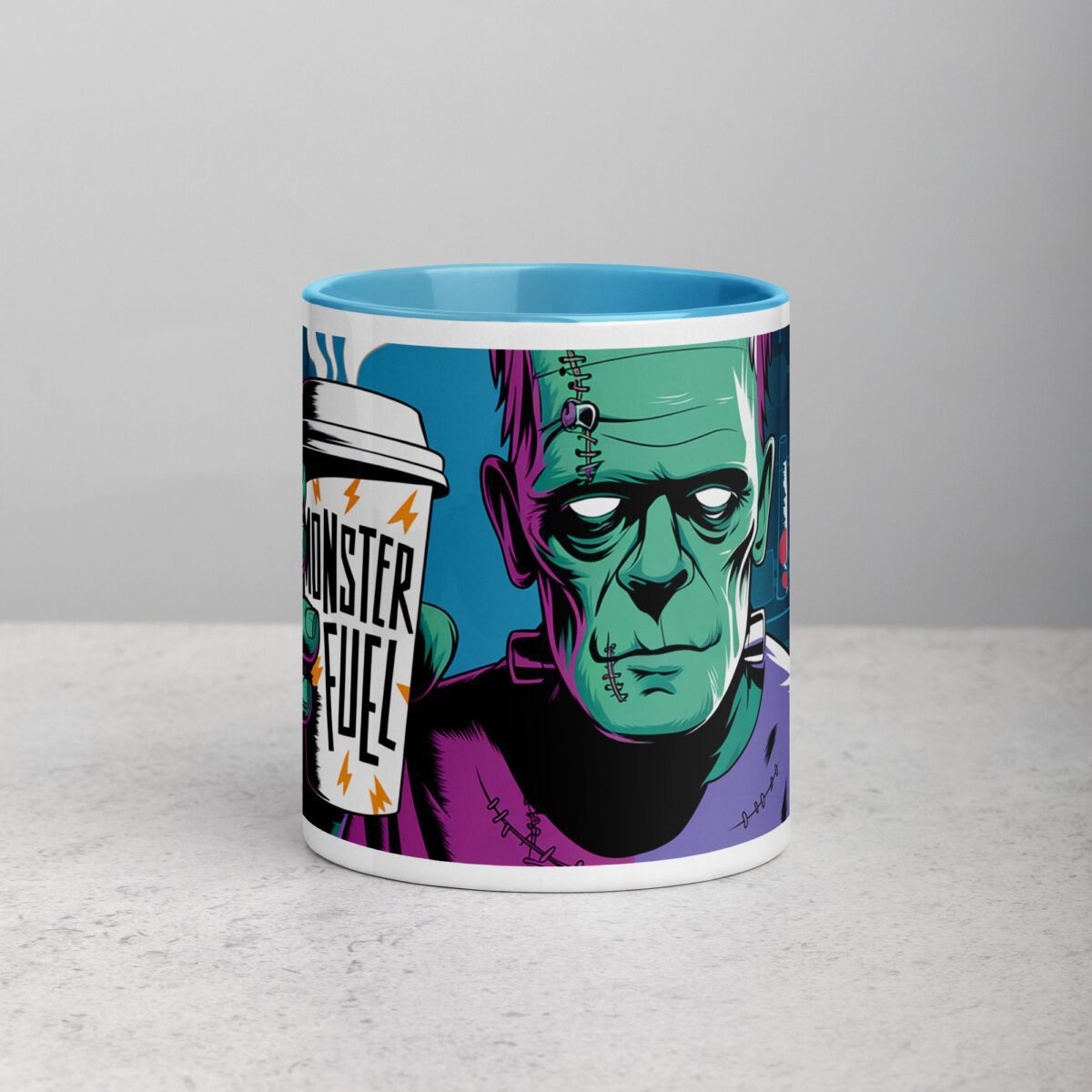 Monster Fuel Frankenstein Halloween Coffee Mug - Image 13