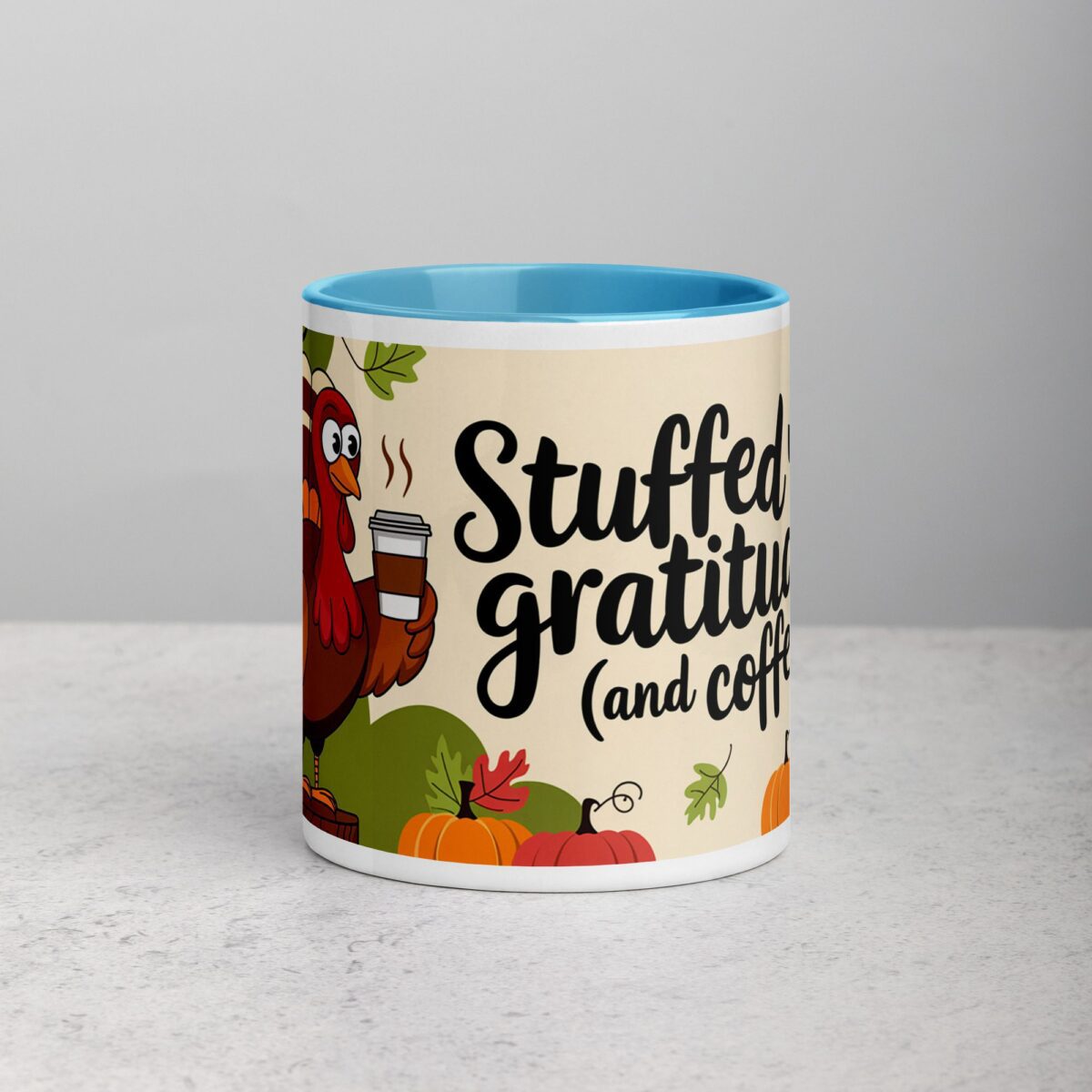 Stuffed with Gratitude (and Coffee) Thanksgiving Mug - Image 13