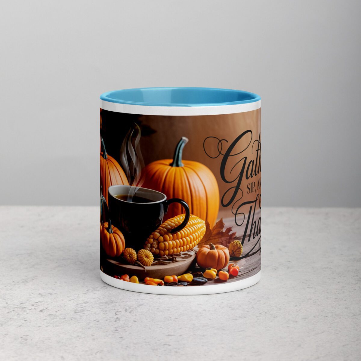 Gather, Sip, and Give Thanks Coffee Mug - Image 13