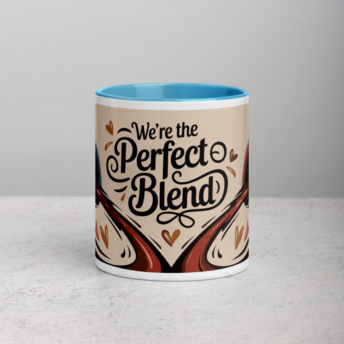 We’re the Perfect Blend Valentines Day Coffee Mug - Image 13