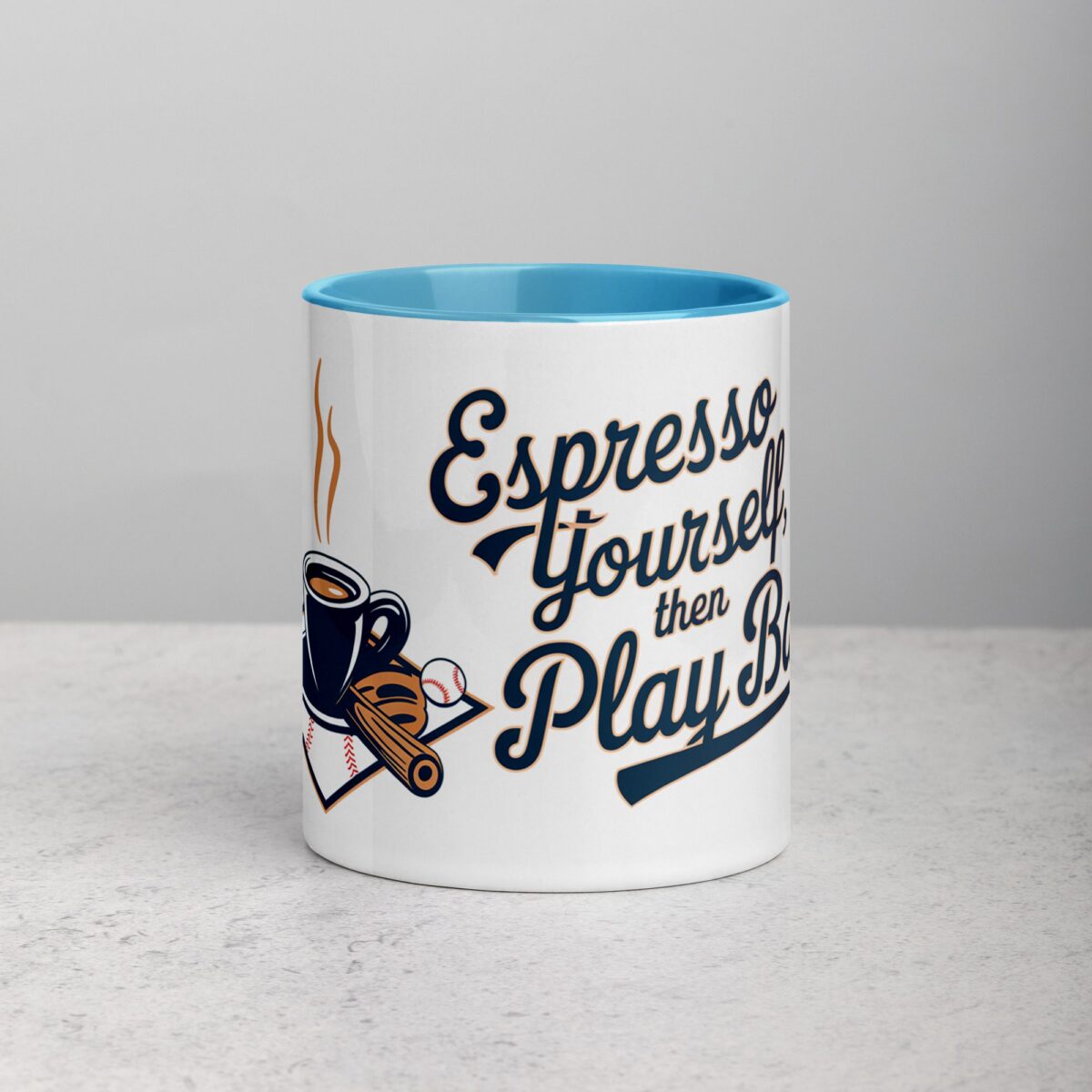 Espresso Yourself, Then Play Ball Coffee Mug & Tea Cup - Image 13