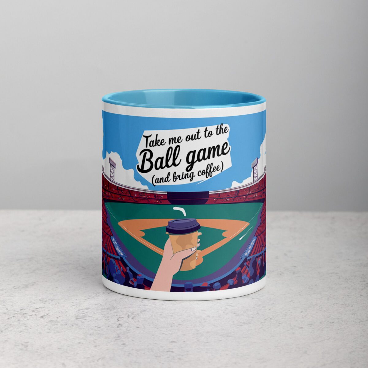 Take Me Out to the Ball Game (and Bring Coffee) Mug - Image 13