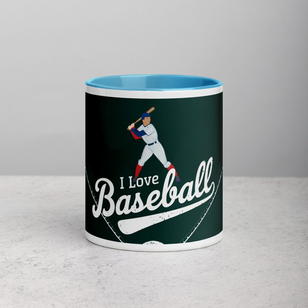 I Love Baseball Elegant Coffee Mug & Tea Cup - Image 13