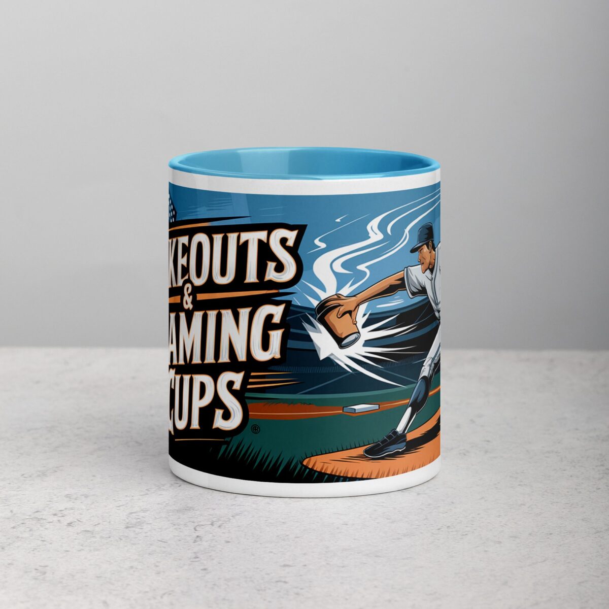 Strikeouts & Steaming Cups Coffee Mug & Tea Cup - Image 13