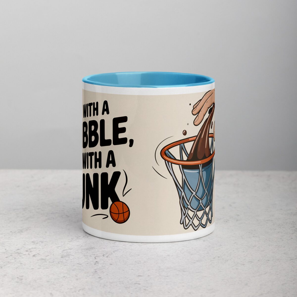 Start with a Dribble, End with a Dunk Basketball Mug - Image 13