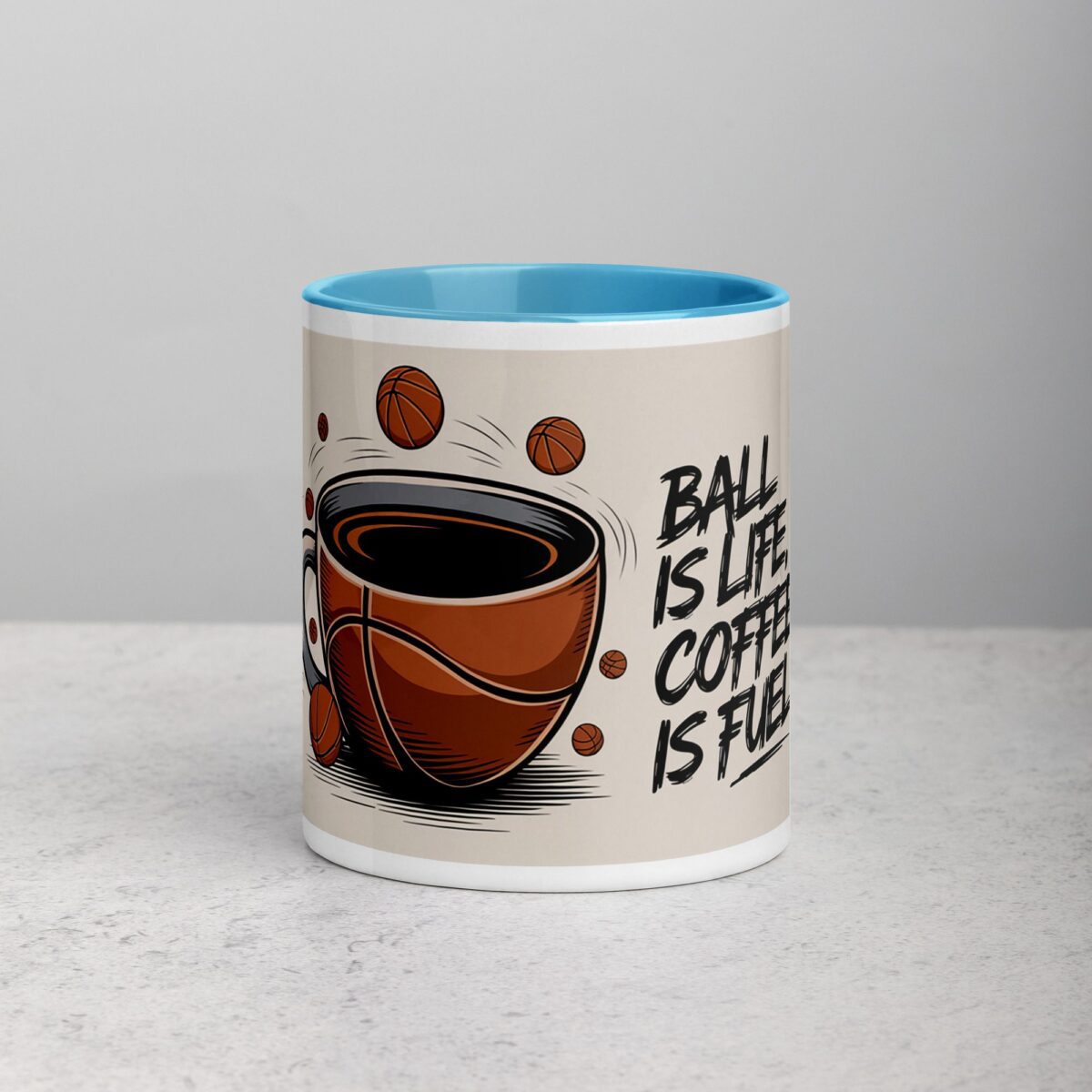 Ball is Life, Coffee is Fuel Basketball Mug - Image 13