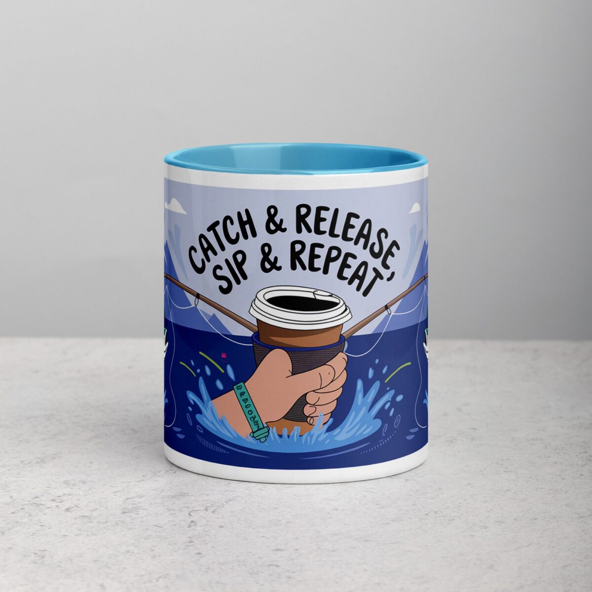 Catch & Release, Sip & Repeat Fishing Mug - Image 13