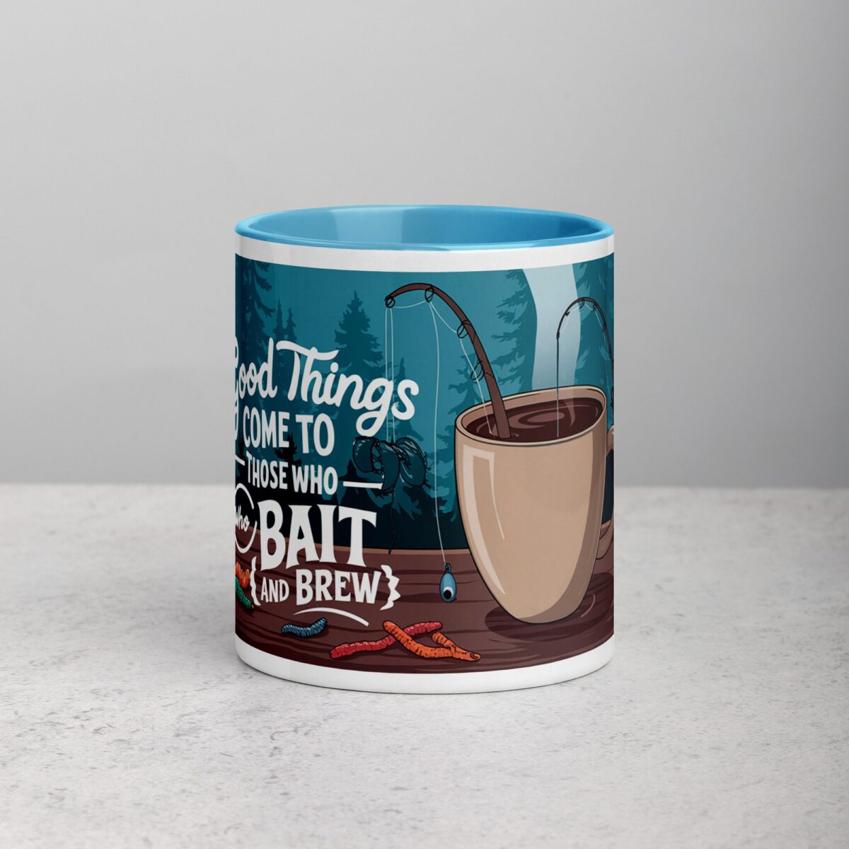 Good Things Come to Those Who Bait (and Brew) Coffee Mug - Image 13