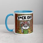 Bunny Rabbit Middle Finger Coffee Mug & Tea Cup - Image 14