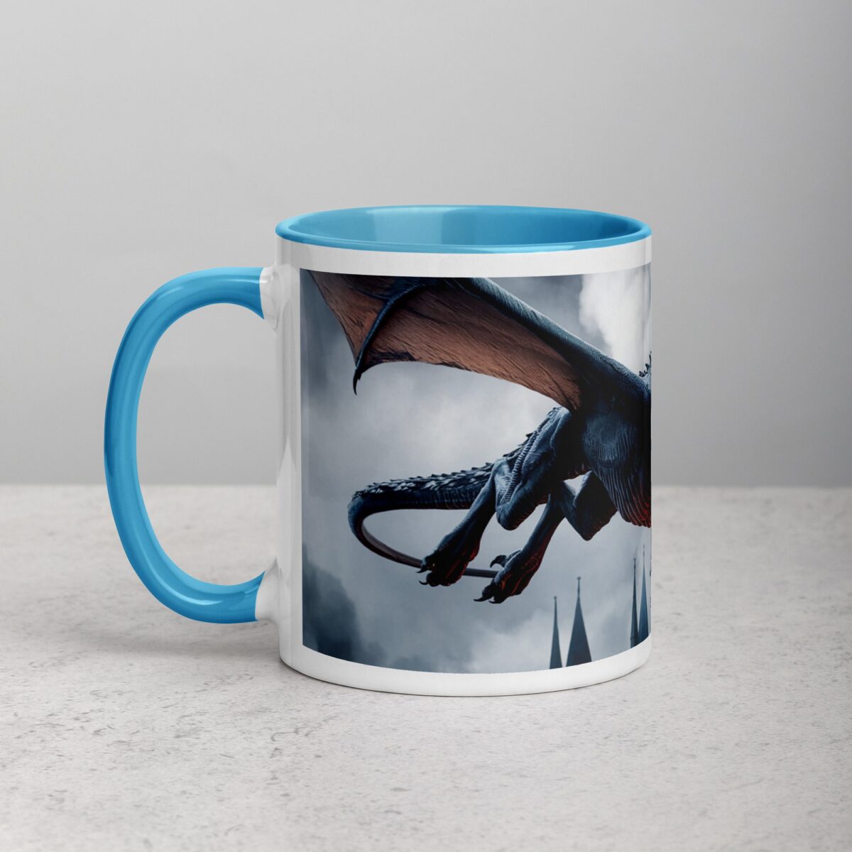 Flying Dragon Fire Coffee Mug & Tea Cup - Image 14