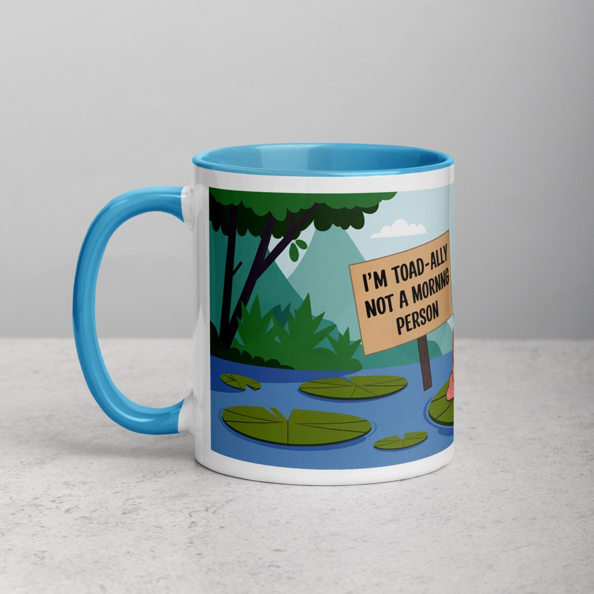 I’m Toad-ally Not a Morning Person Coffee Mug & Tea Cup - Image 14
