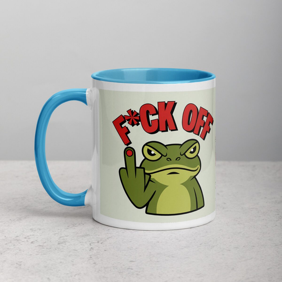 Middle Finger Frog Coffee Mug & Tea Cup - Image 14