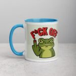 Middle Finger Frog Coffee Mug & Tea Cup - Image 14