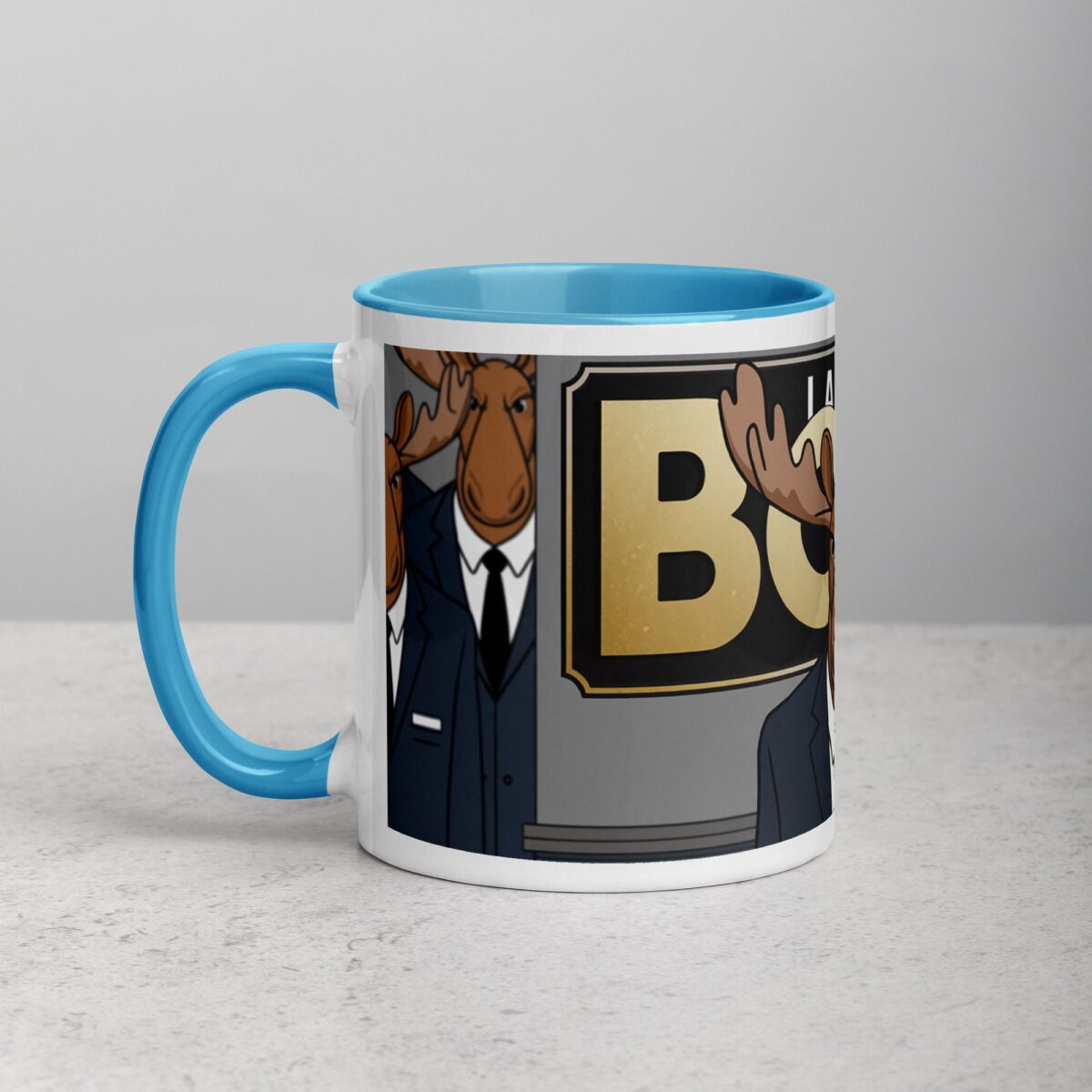I am a Boss Moose Coffee Mug & Tea Cup - Image 14