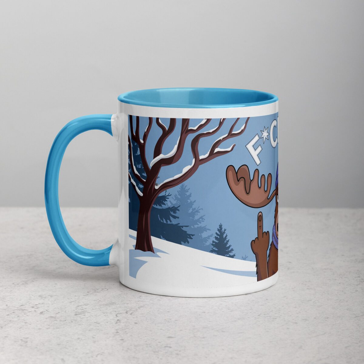 Middle Finger Moose Coffee Mug & Tea Cup - Image 14