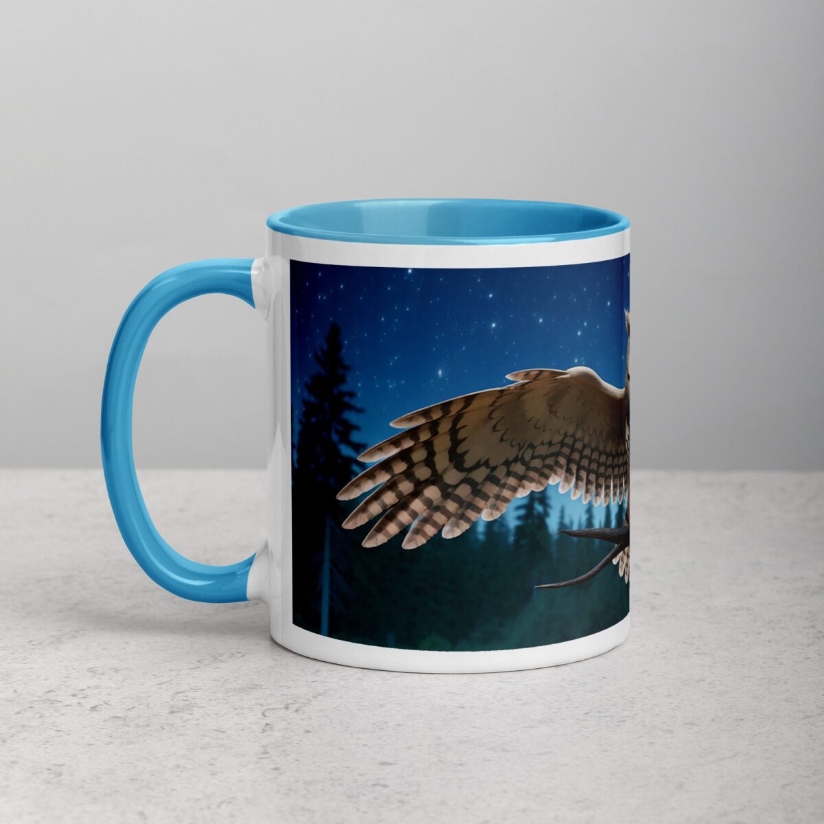 Owl Under Moonlight Coffee Mug & Tea Cup - Image 14