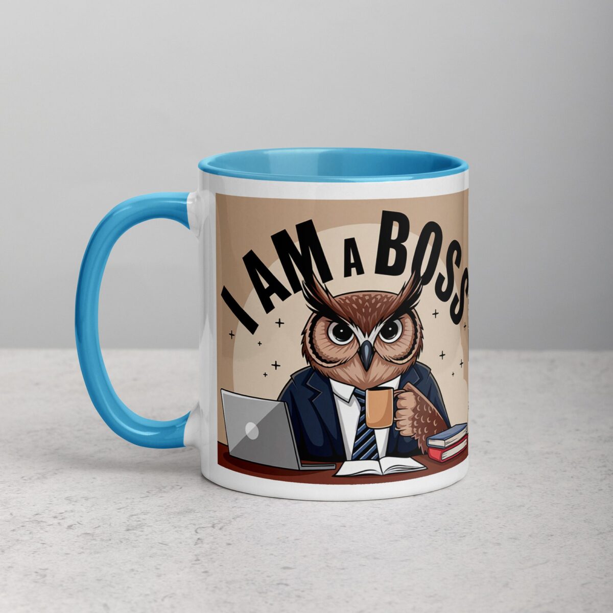 I am a Boss Owl Coffee Mug & Tea Cup - Image 14