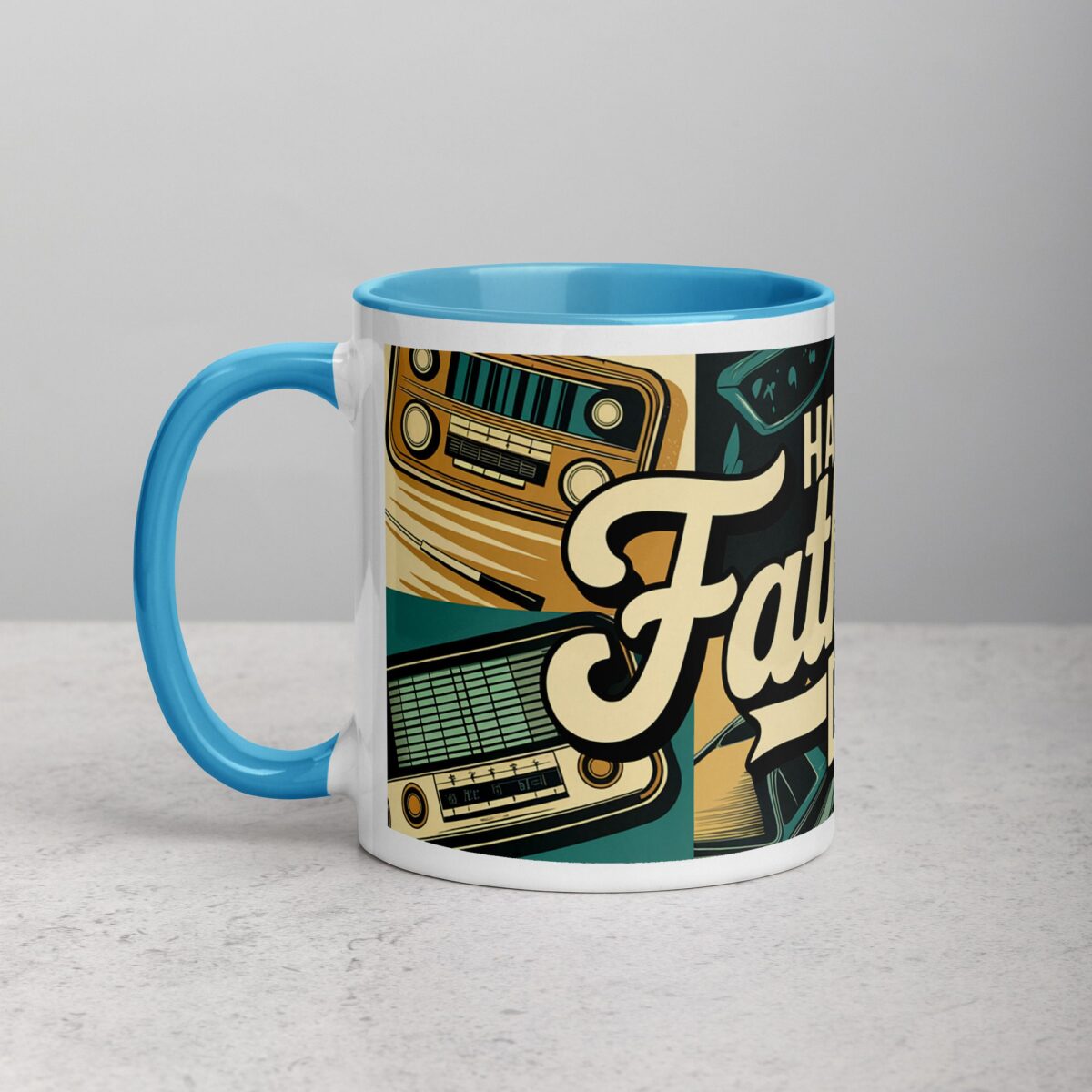 Happy Fathers Day Retro Coffee Mug - Image 14