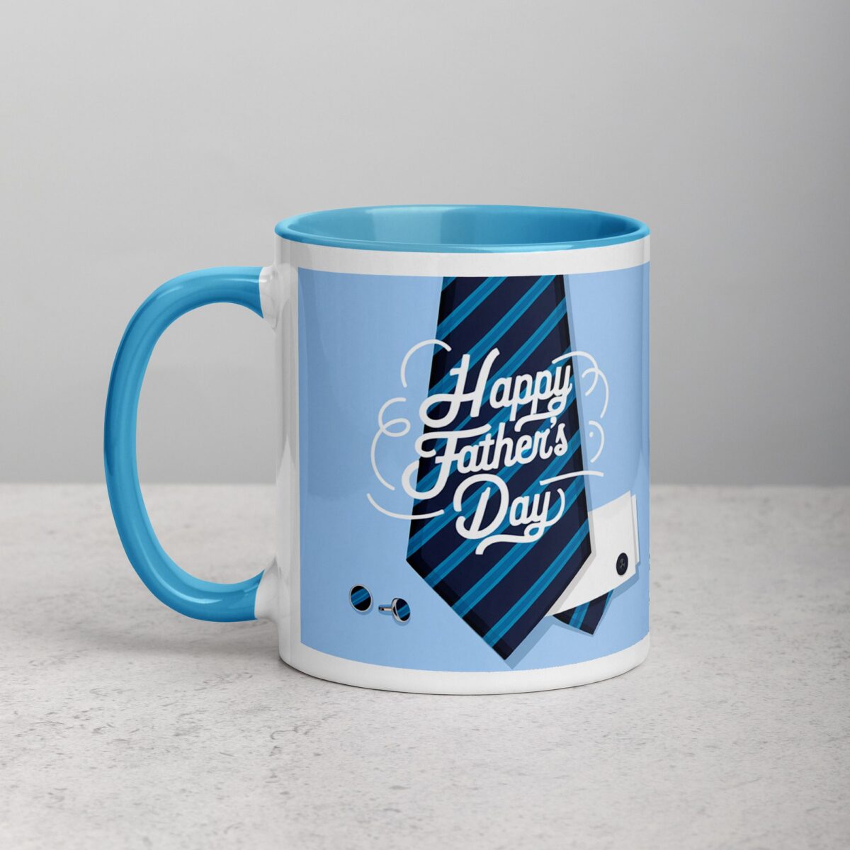Happy Fathers Day Tie & Cufflinks Coffee Mug - Image 14