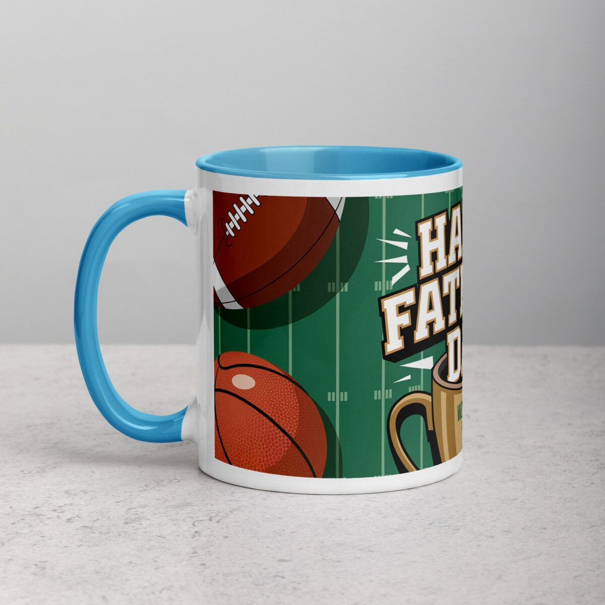 Happy Fathers Day Sports Theme Coffee Mug - Image 14