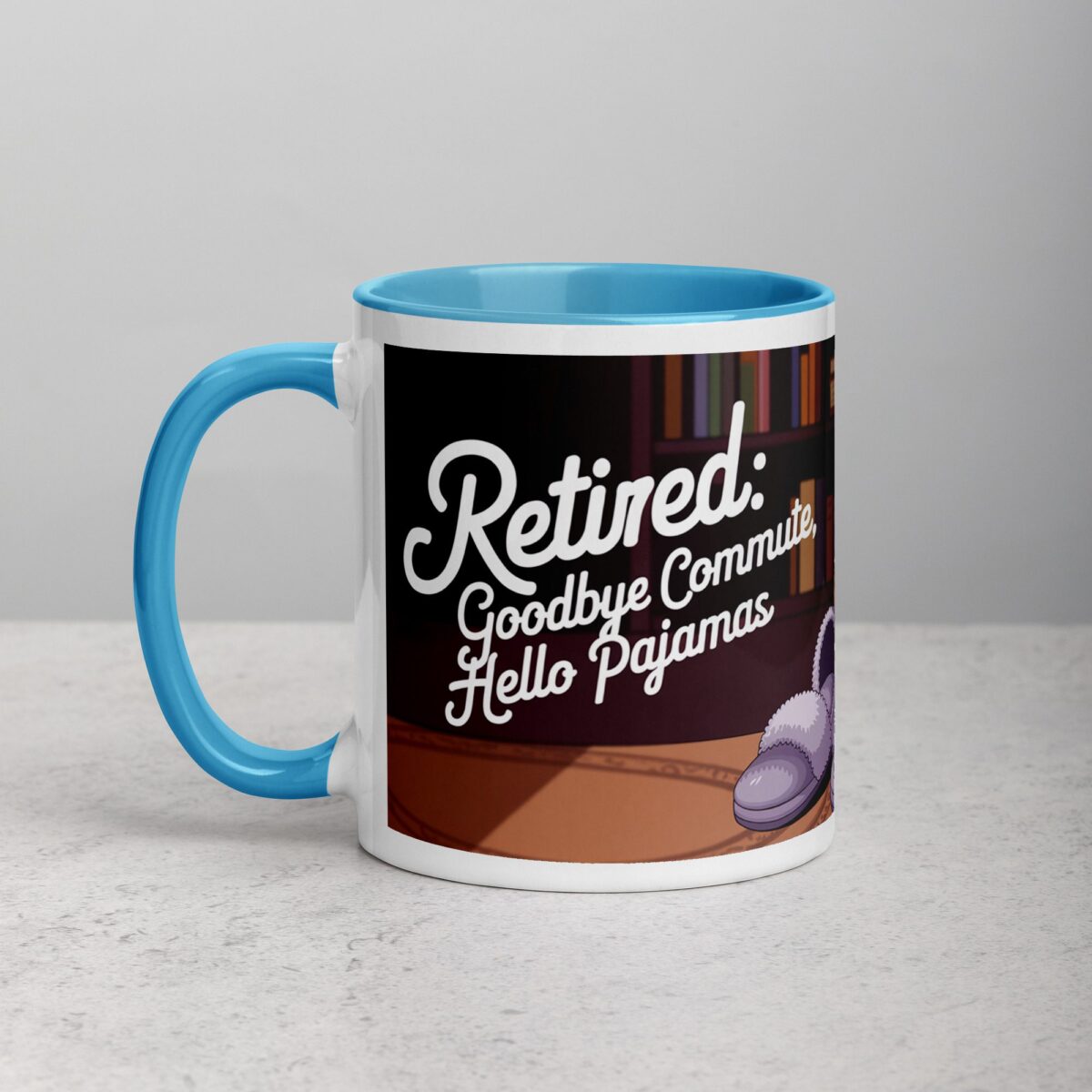Retired: Goodbye Commute, Hello Pajamas Retirement Mug - Image 14