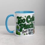 Too Cute to Pinch Leprechaun (But I’ll Take a Sip) Coffee Mug - Image 14