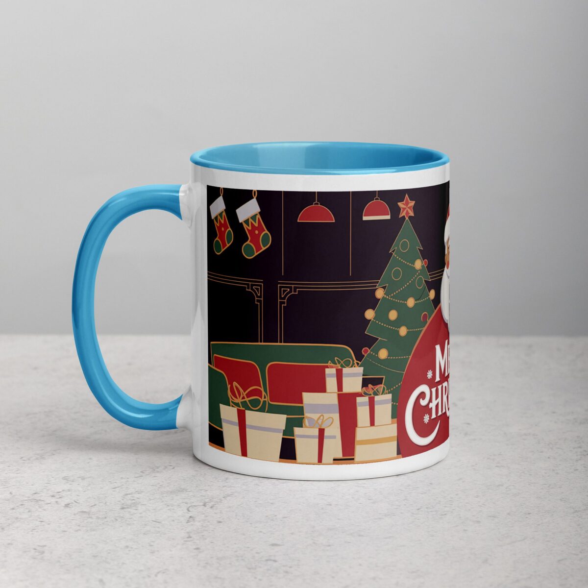 Merry Christmas Retro Coffee Mug & Tea Cup - Image 14