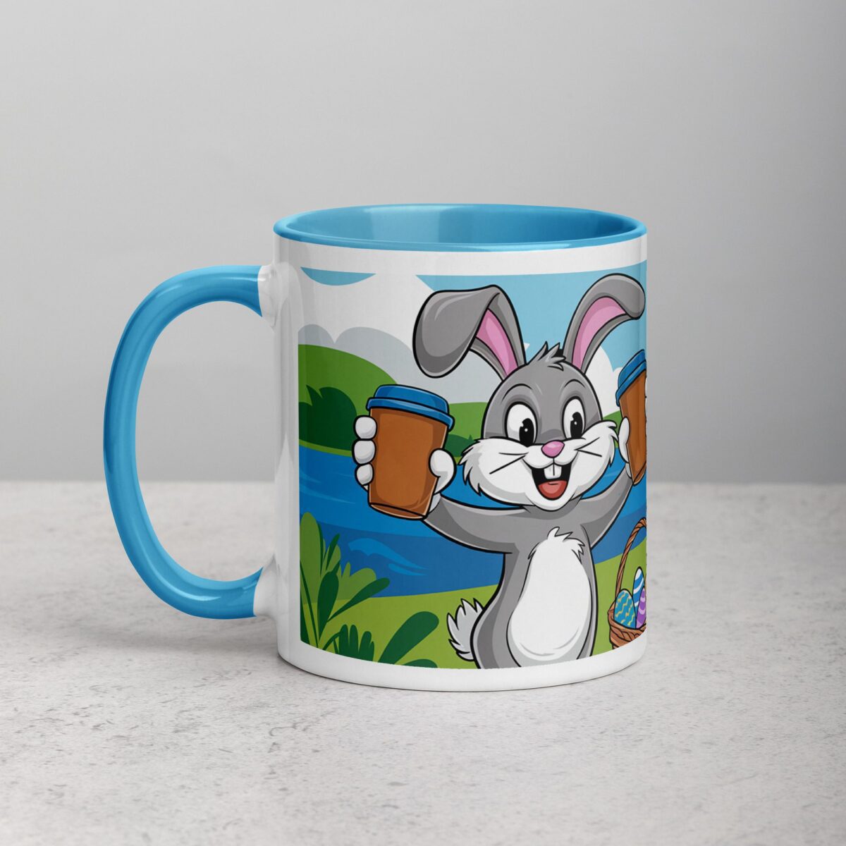 Egg-stra Caffeine for This Bunny Easter Coffee Mug - Image 14