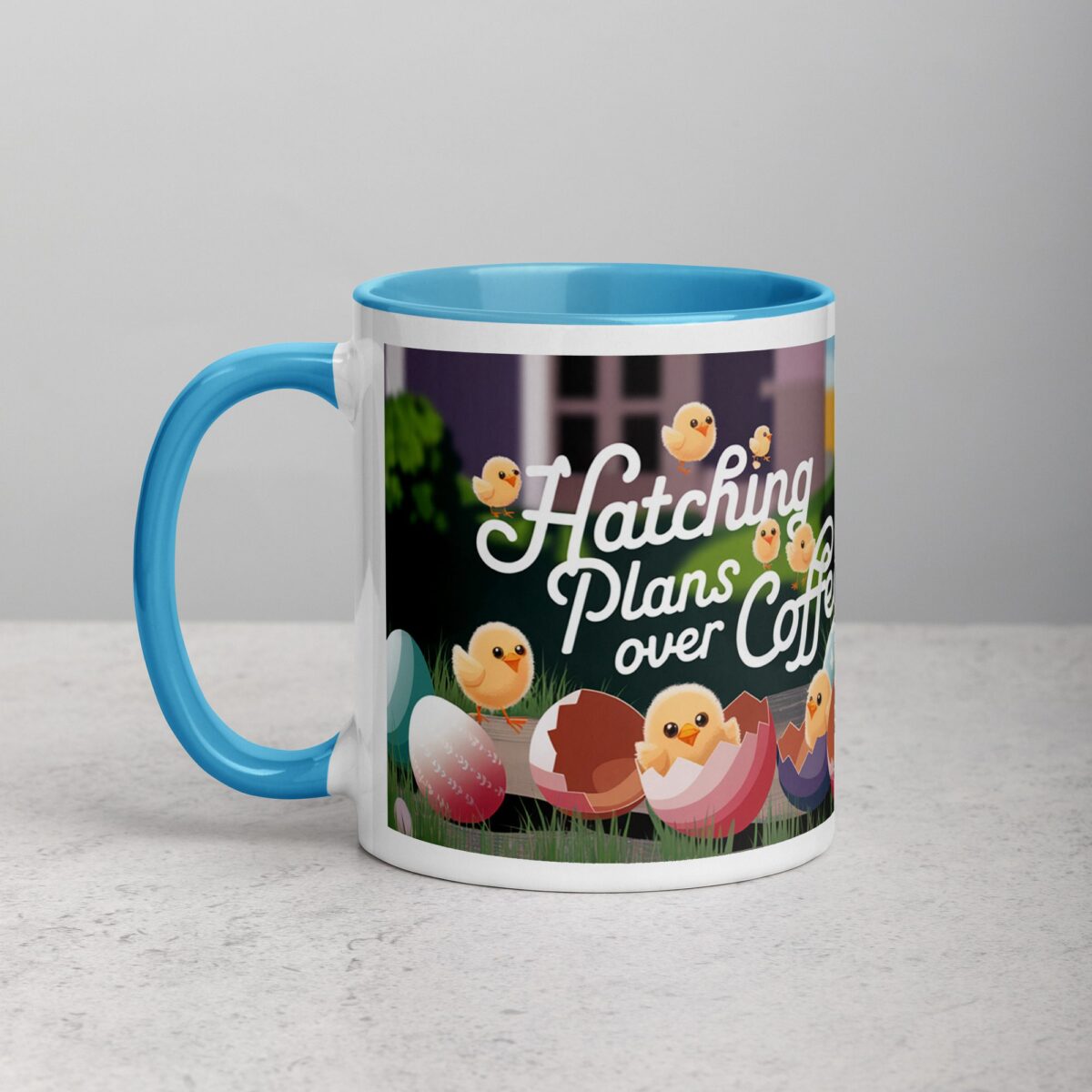 Hatching Plans Over Coffee Easter Mug - Image 14