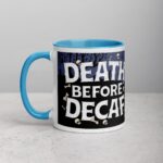 Death Before Decaf Halloween Coffee Mug - Image 14