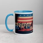 Happy 4th of July George Washington Retro Coffee Mug - Image 14