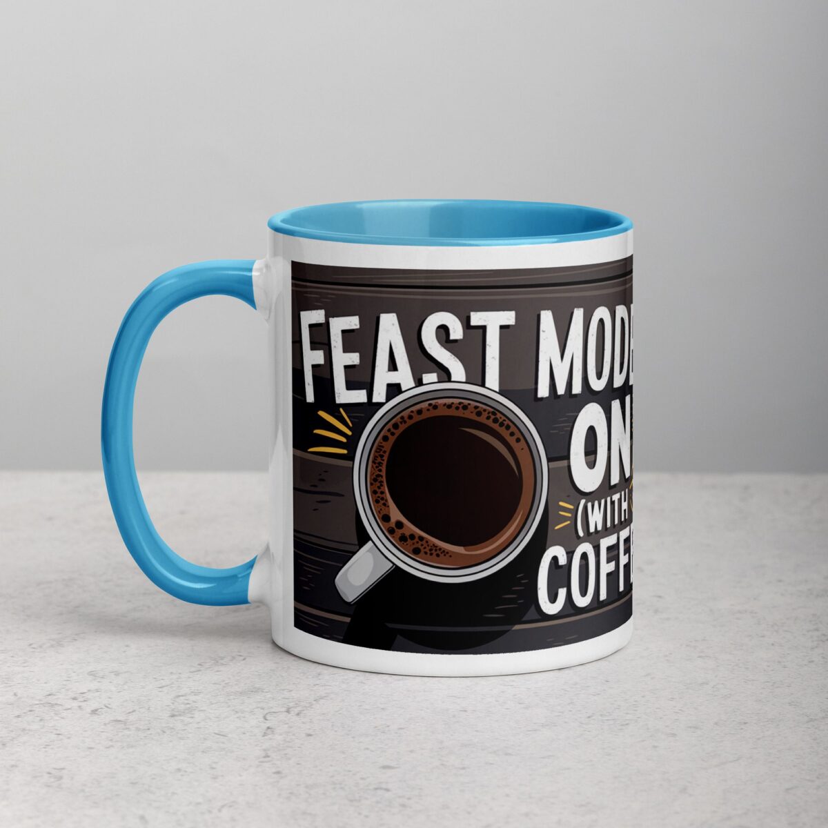 Feast Mode: ON (With Coffee) Thanksgiving Mug - Image 14