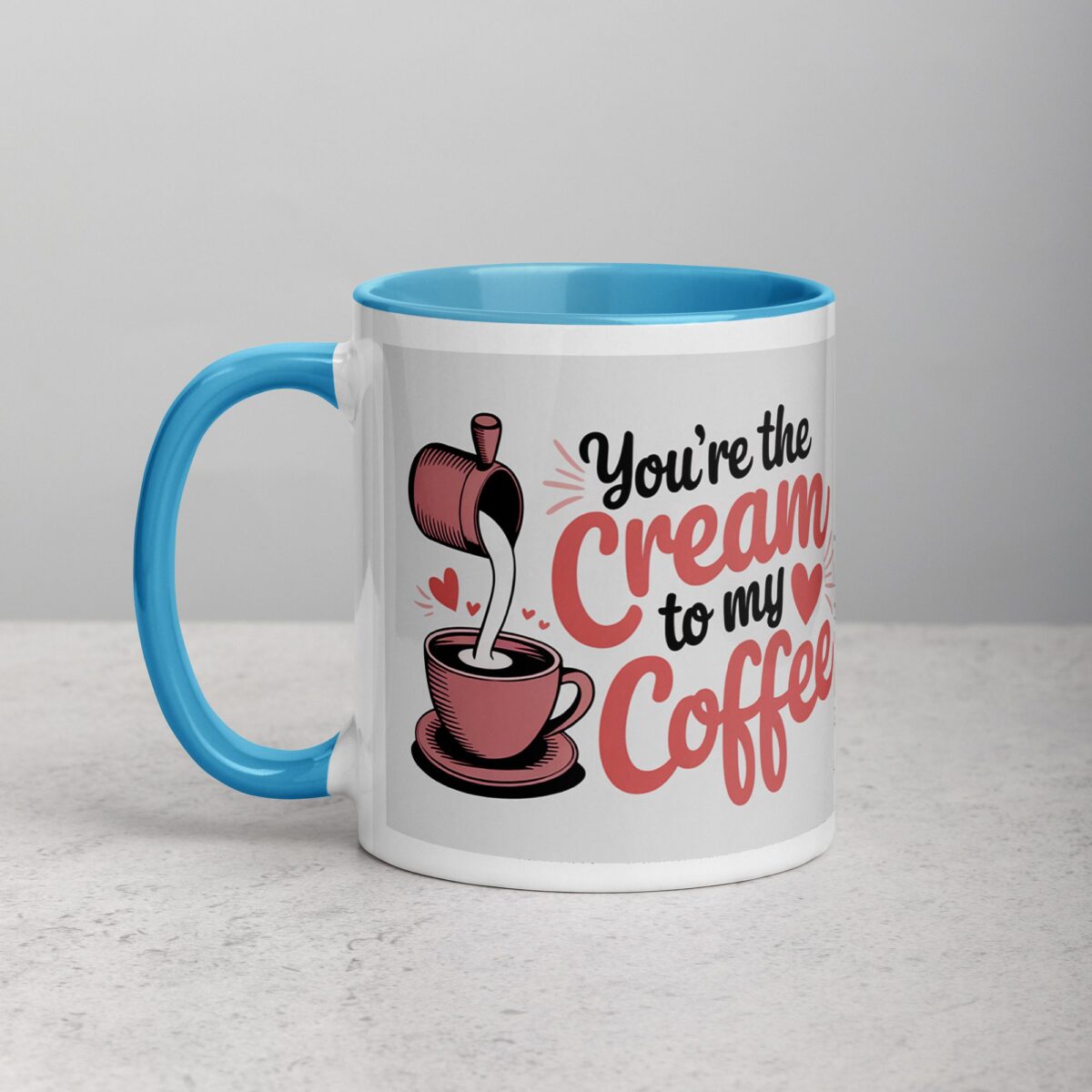You’re the Cream to My Coffee Valentines Day Mug - Image 14