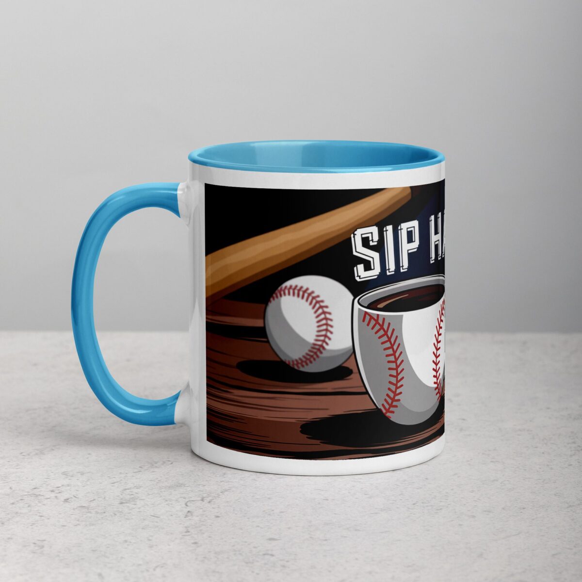 Sip Happens, Then We Play Ball Coffee Mug - Image 14