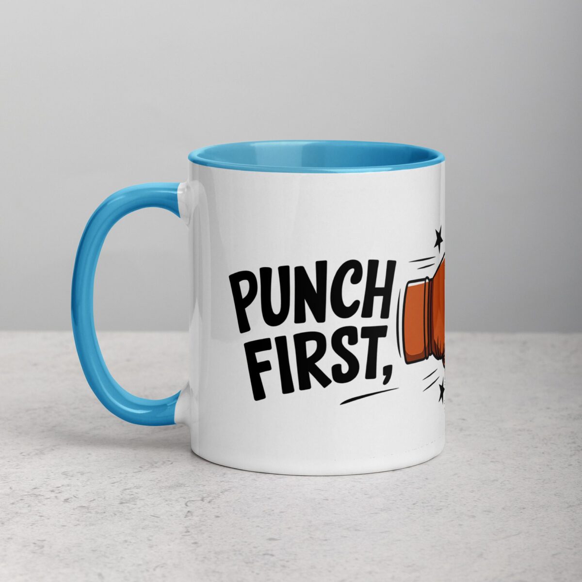 Punch First, Sip Later Boxing Coffee Mug & Tea Cup - Image 14