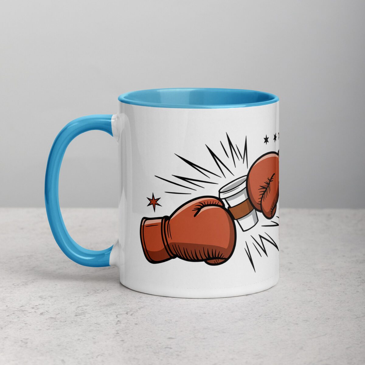 One Cup, Two Fists, Let’s Go! Boxing Coffee Mug - Image 14