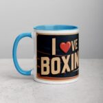 I Love Boxing Retro Coffee Mug & Tea Cup - Image 14