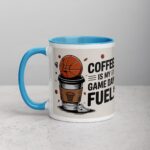 Coffee is My Game Day Fuel Basketball Mug - Image 14