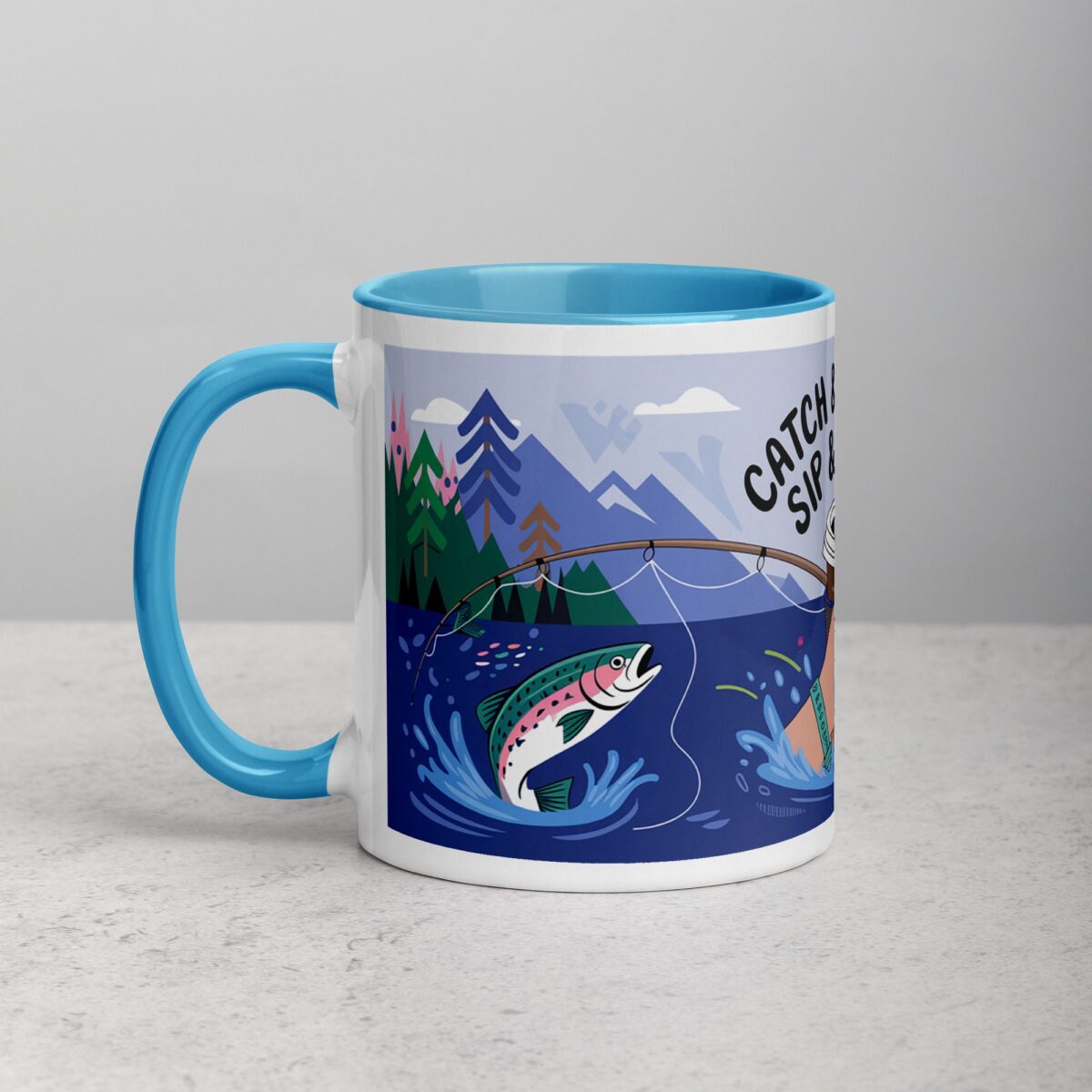 Catch & Release, Sip & Repeat Fishing Mug - Image 14