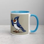 Middle Finger Blue Jay Coffee Mug & Tea Cup - Image 15