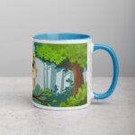 Cute Bird in Forest Coffee Mug & Tea Cup - Image 15