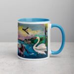 Flying Birds Graffiti Style Coffee Mugs & Tea Cup - Image 15