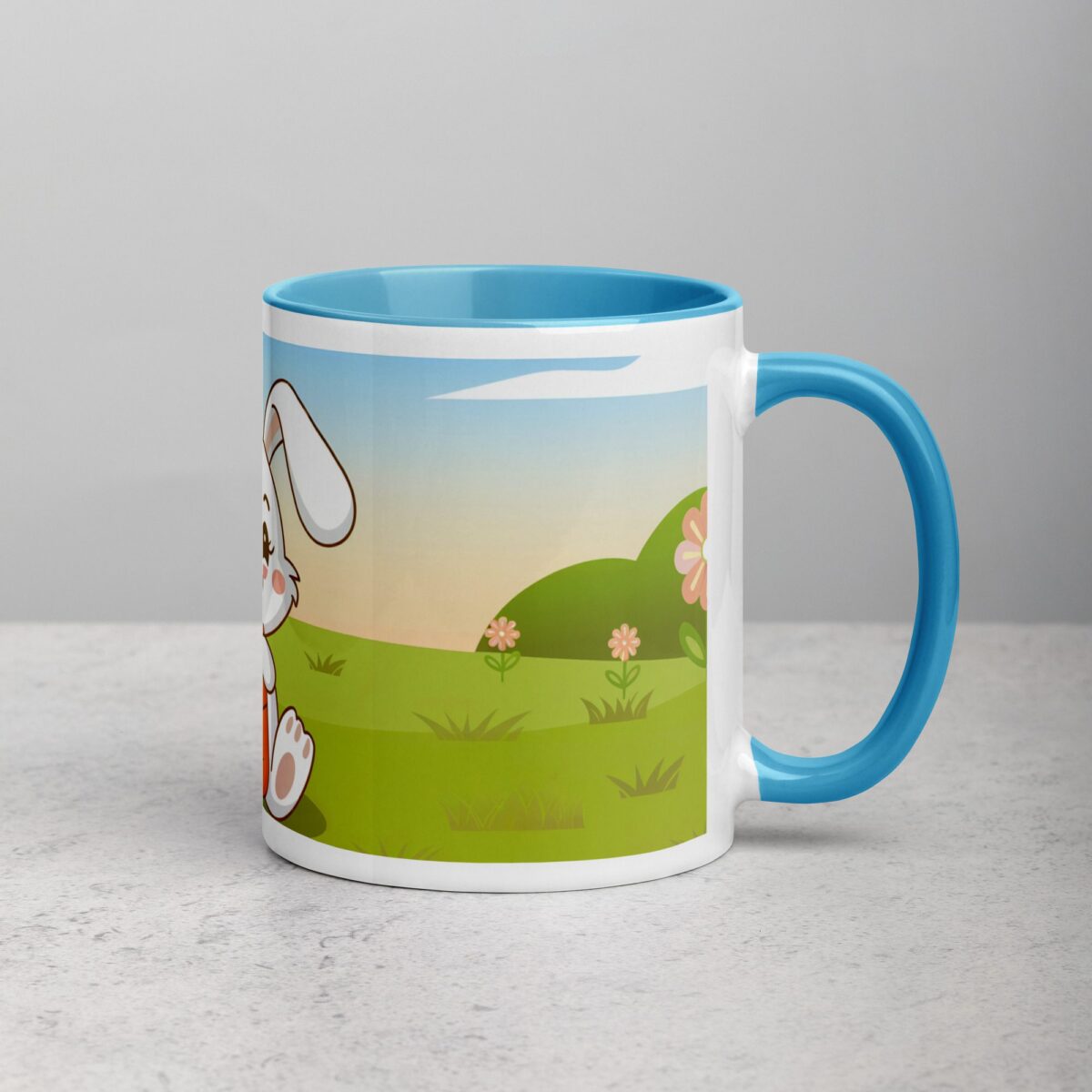 Bunny Rabbit Eating Carrot Coffee Mug & Tea Cup - Image 15