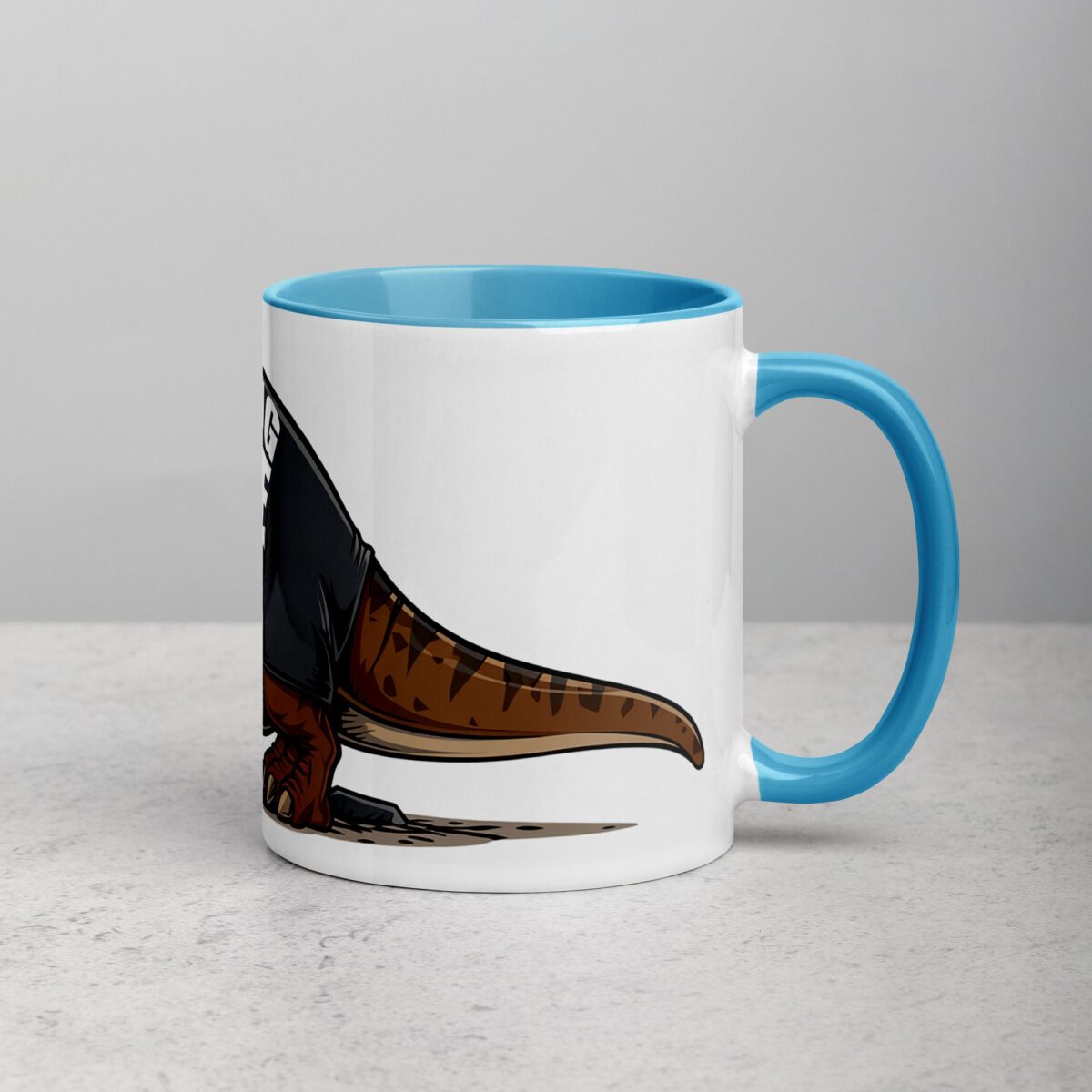 Thug Life Gangster Dinosaur Coffee Mug & Tea Cup - Image 15